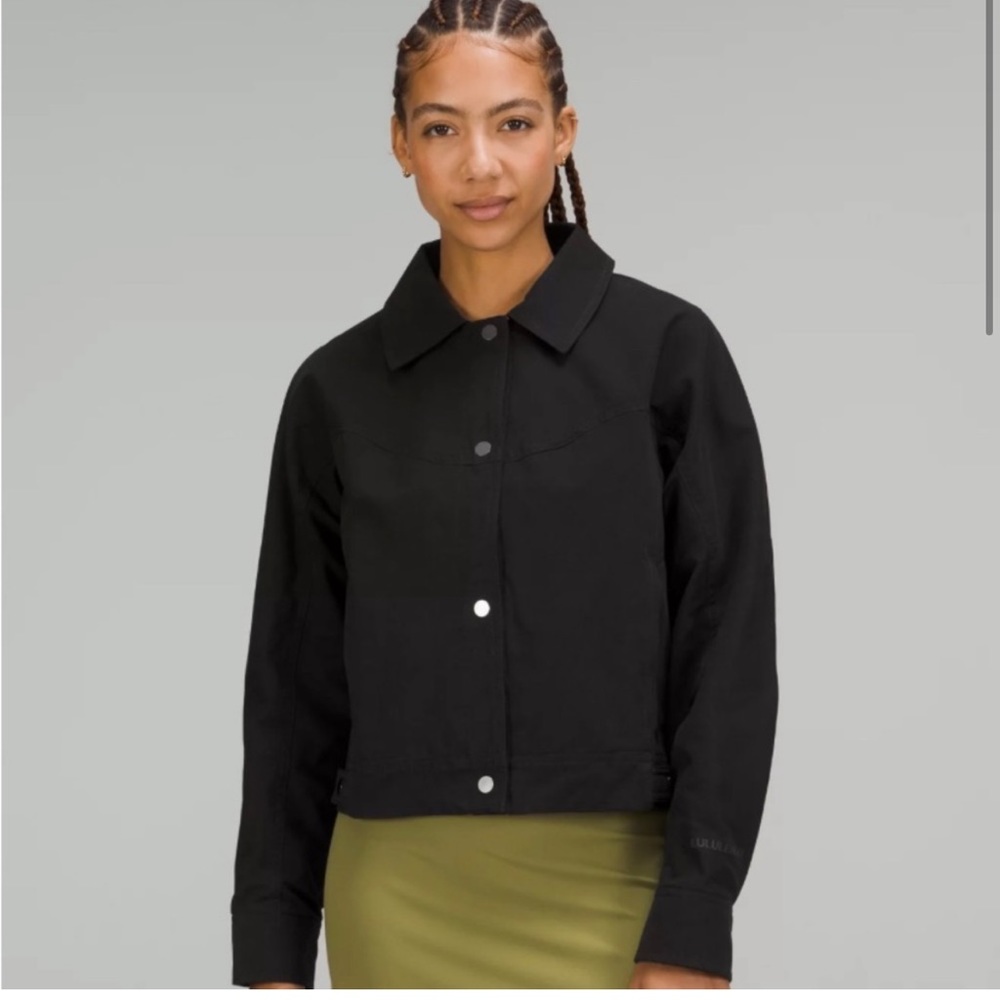 Lululemon cotton shirt jacket